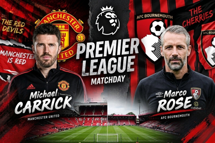 Link Nonton Manchester United vs Bournemouth Malam Ini