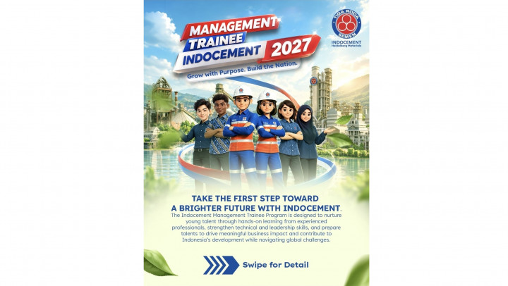 Lowongan Indocement Management Trainee 2027 Dibuka, Cek Syarat dan Jurusan