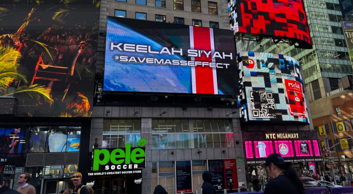 Petisi #SaveMassEffect Muncul di Billboard Times Square