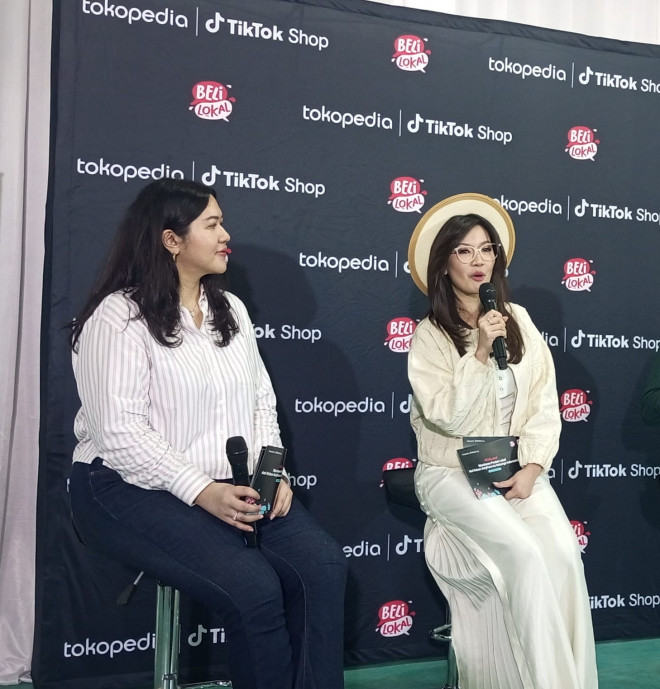 Media Gathering #BeliLokal oleh Tokopedia dan TikTok Shop. Foto: Medcom/Wisa Irena Br Sitepu