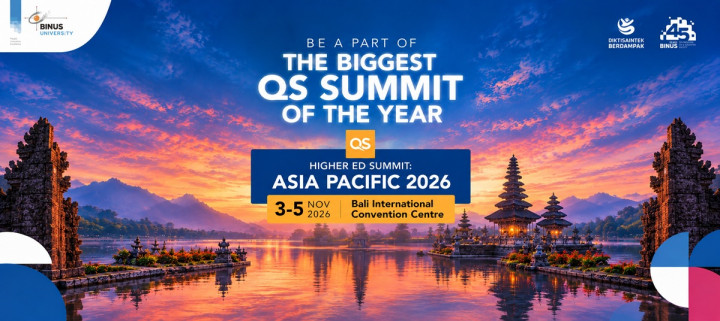 QS Higher Ed Summit Asia Pacific 2026 di Bali, BINUS Sambut 1.000 Pemimpin PT