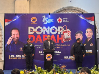 Garda Pemuda NasDem Gelar Donor Darah dan Luncurkan Garda Pemuda