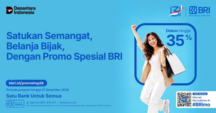 Promo Sumpah Pemuda BRI 2026, Ada Cashback di Djournal hingga Diskon INFORMA