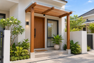 5 Model Kanopi Estetik, Cocok untuk Teras Rumah Mungil