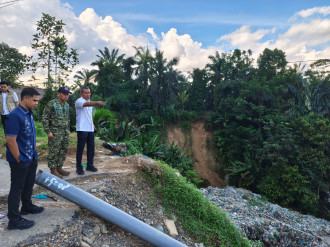 Pulihkan Akses Warga Deli Serdang, Penanganan Jalan Longsor di