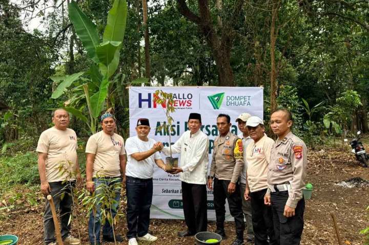 Tanam 200 Pohon Buah di Pandeglang, Upaya Merawat Lingkungan untuk Masa Depan