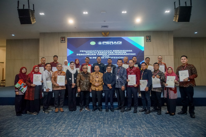 ‎43 Kampus Muhammadiyah Perkuat Pendidikan Advokat Bersama PERADI