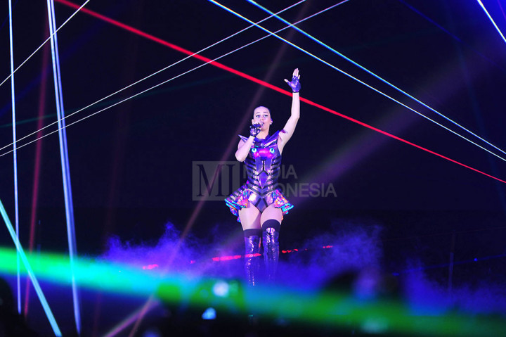 Konser Kedua Katy Perry di Indonesia Pukau 10 Ribu Penonton