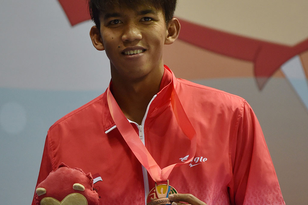 Triady Raih Perunggu pada Renang 50M Gaya Bebas