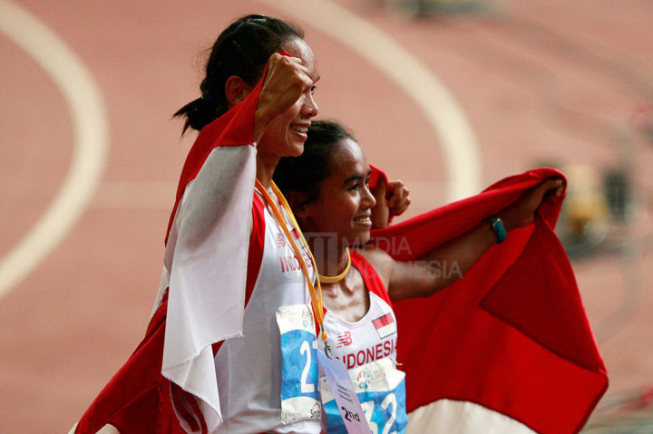 Triyaningsih Sumbang Emas, Rini Budiarti Perak