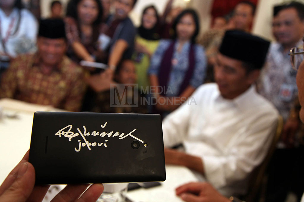 Jokowi Buka Bersama dengan Wartawan Kepresidenan