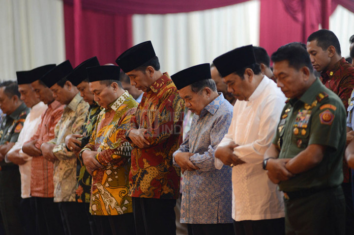 Presiden Jokowi Buka Puasa Bersama di Mabes TNI
