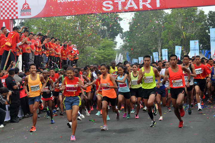 Atlet Asal Kenya Juarai Marathon Borobudur 10K