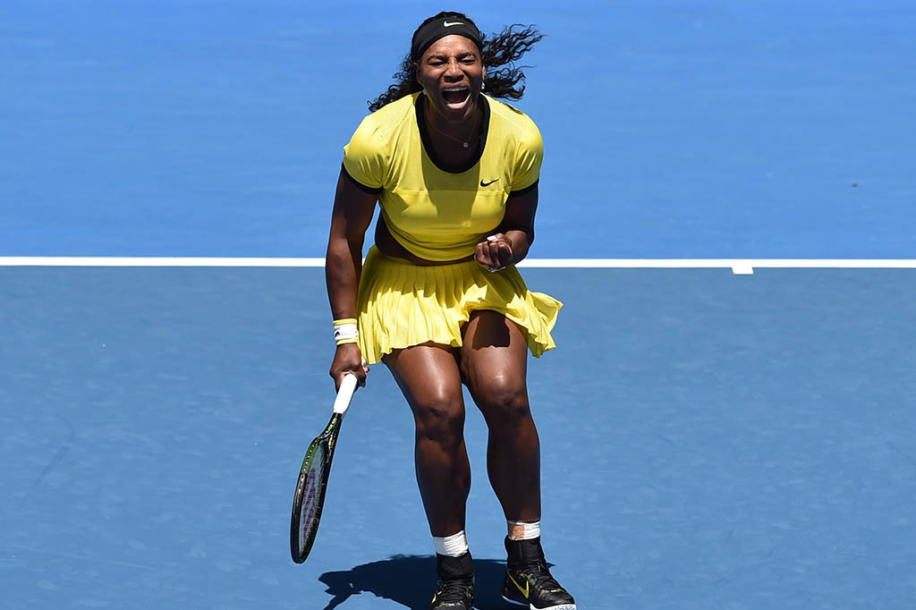 Serena Taklukkan Giorgi Dua Set Langsung