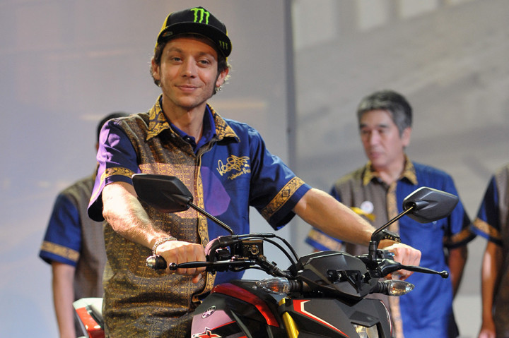 Rossi Hadiri Peluncuran Yamaha Xabre 150cc di Bali