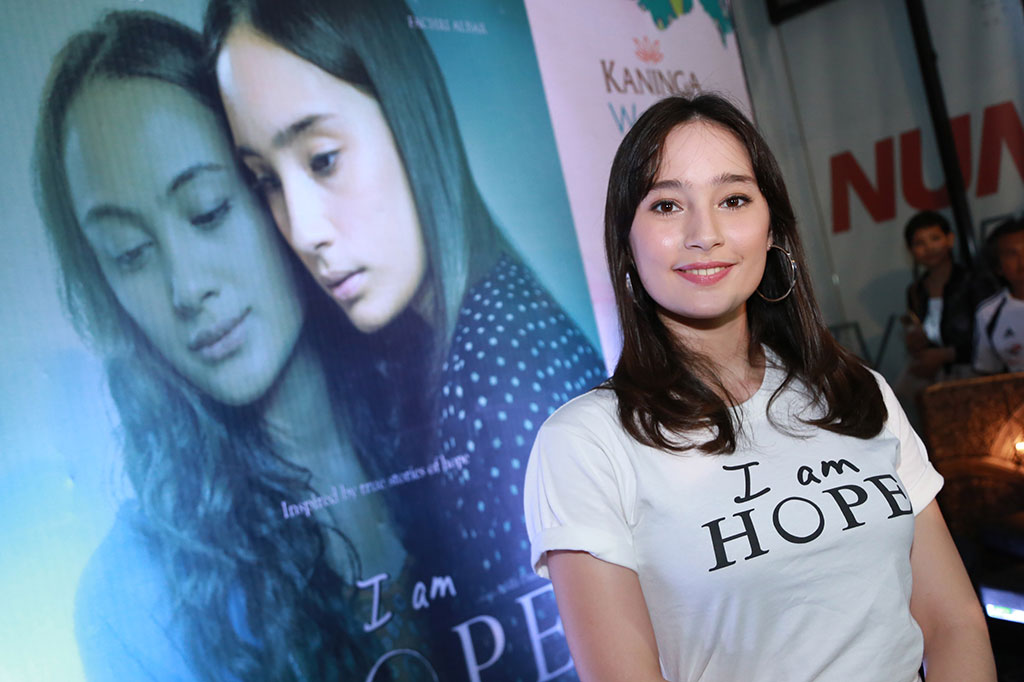 Aktris Tatjana Saphira menjadi pemeran Mia dalam film 'I Am Hope' 