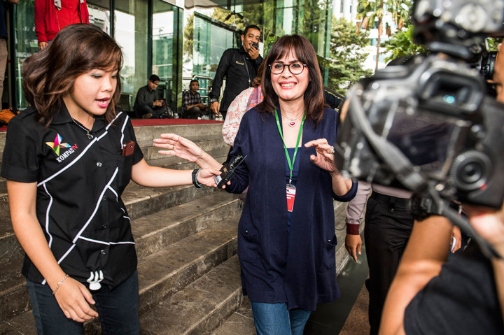 Sandy Harun Kunjungi Evy Susanti