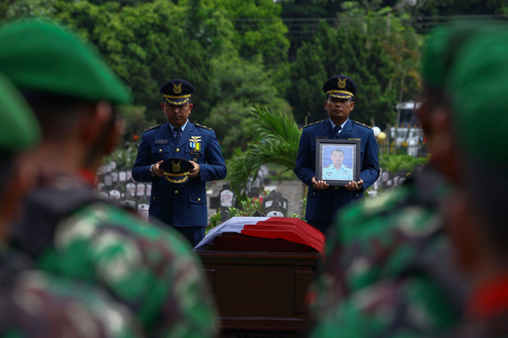 Pilot Super Tucano Dimakamkan di Yogyakarta