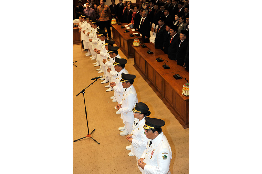 Pelantikan Kepala Daerah Bali