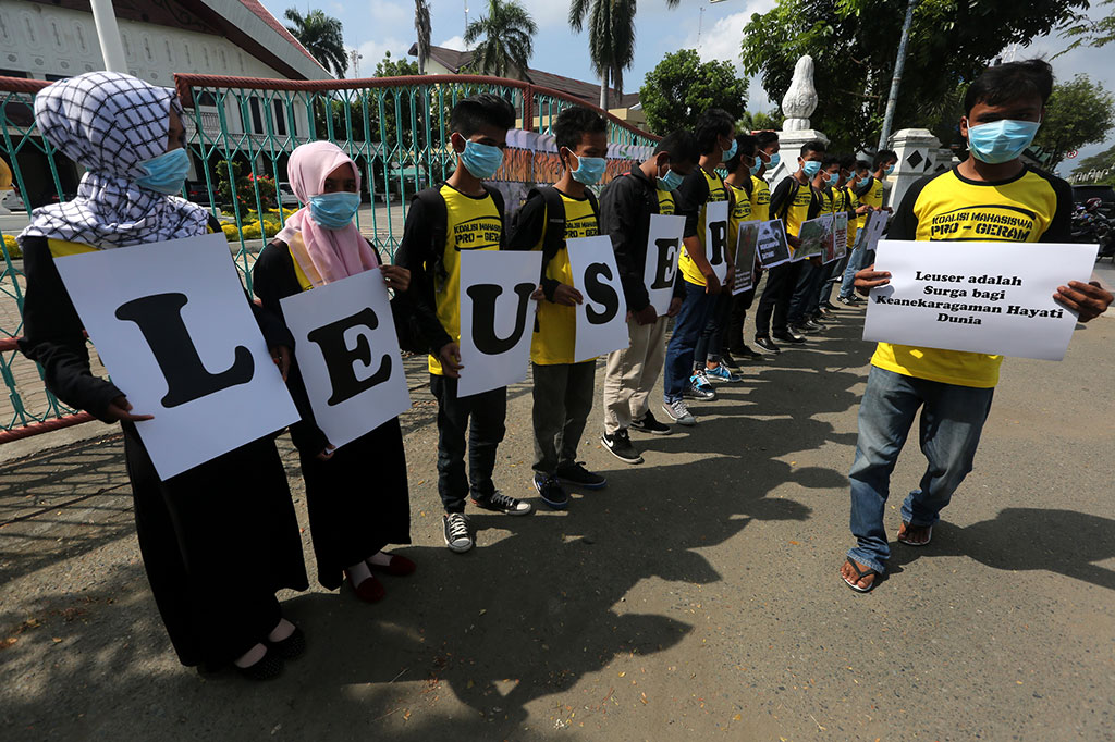 Pro Geram Gelar Aksi Diam Penyelamatan Kawasan Ekosistem Leuser