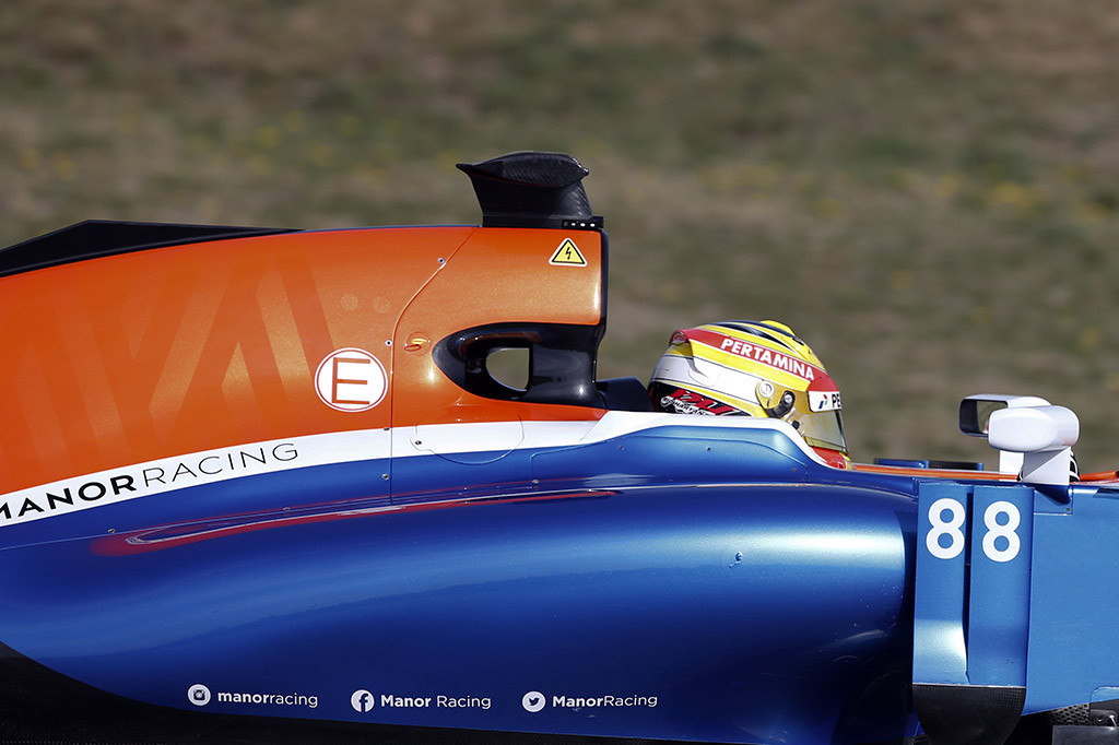 Rio Haryanto Alami Insiden saat Tes Perdana