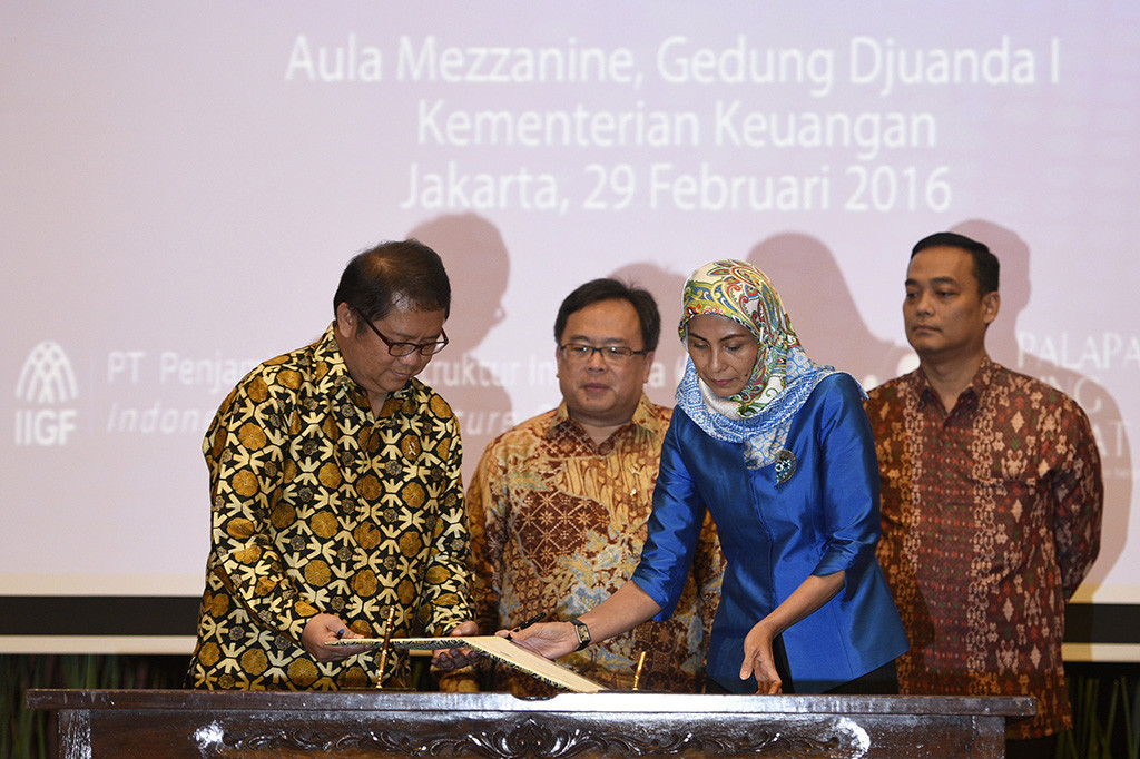 Menkominfo Tandatangani Perjanjian Palapa Ring Barat