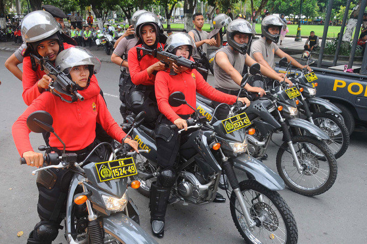 Polres Klaten Lakukan Latihan Pengamanan Kota