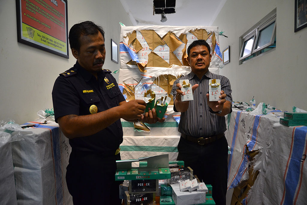 Bea Cukai Kudus Amankan Jutaan Batang Rokok Ilegal