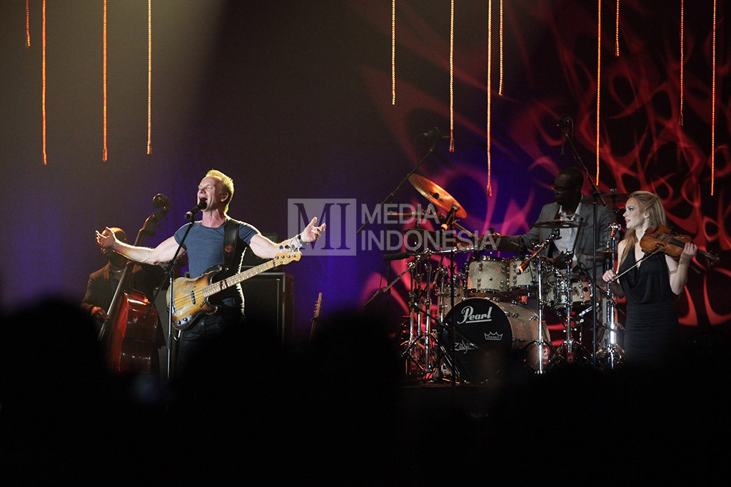 Sting Berduet dengan Chris Botti di Java Jazz 2016