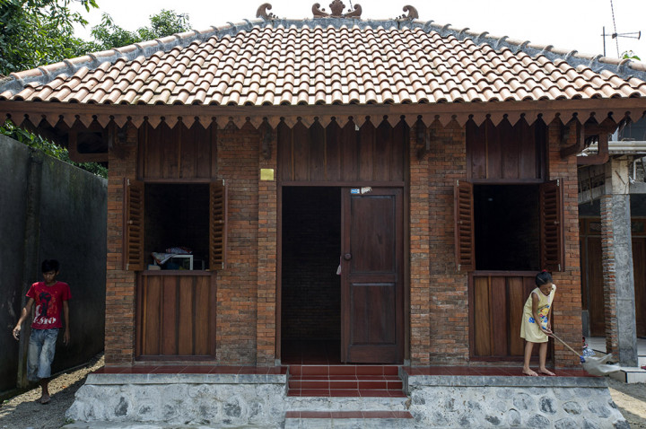 Ratusan Rumah di Trowulan Ini Menyerupai Bangunan Majapahit