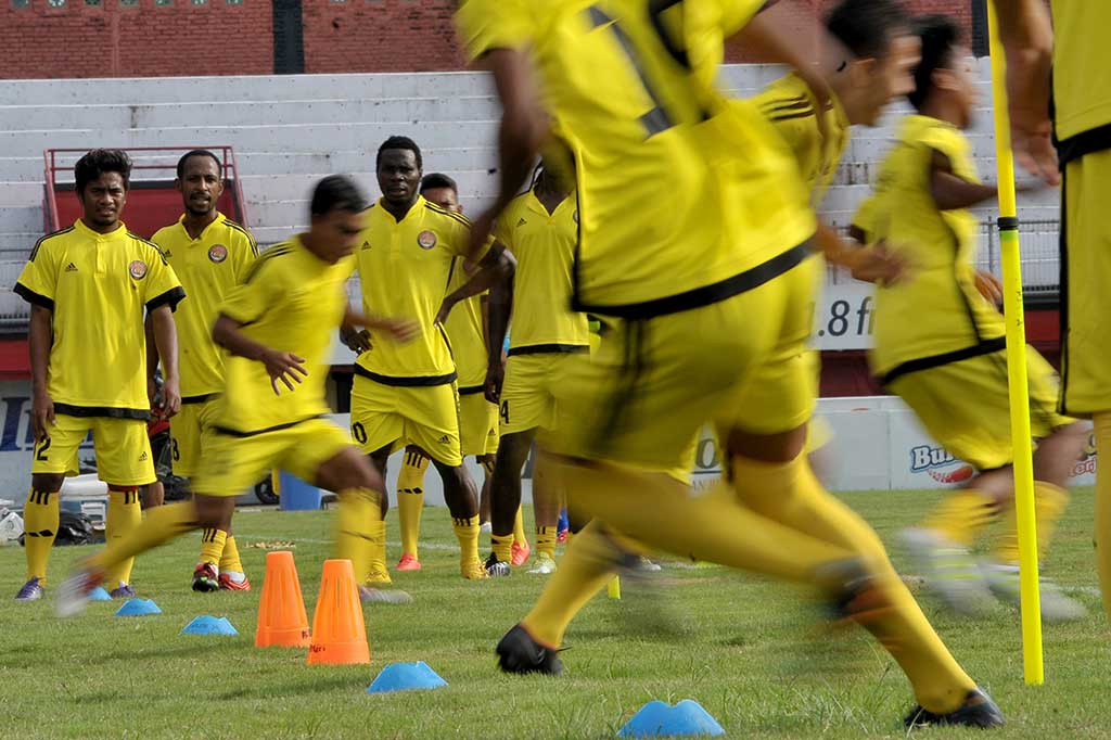 Jelang Lawan Persija, PS Polri Gelar Latihan