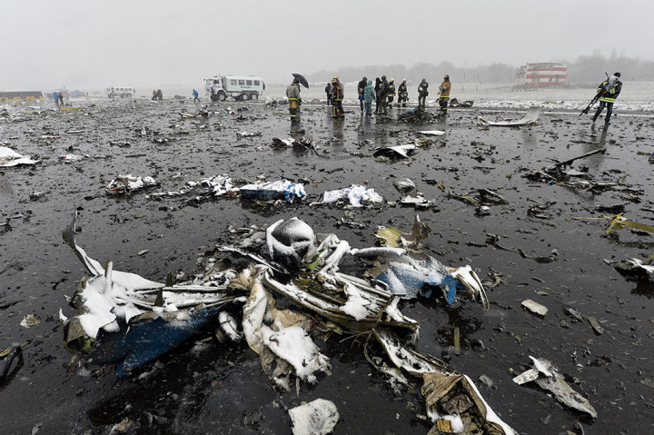 62 Penumpang Tewas dalam Kecelakaan Pesawat Flydubai
