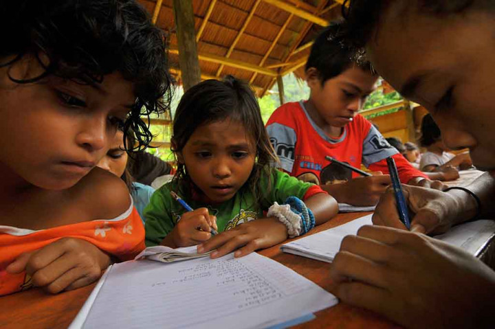 Mengintip Skola Lipu Anak Suku Wana 