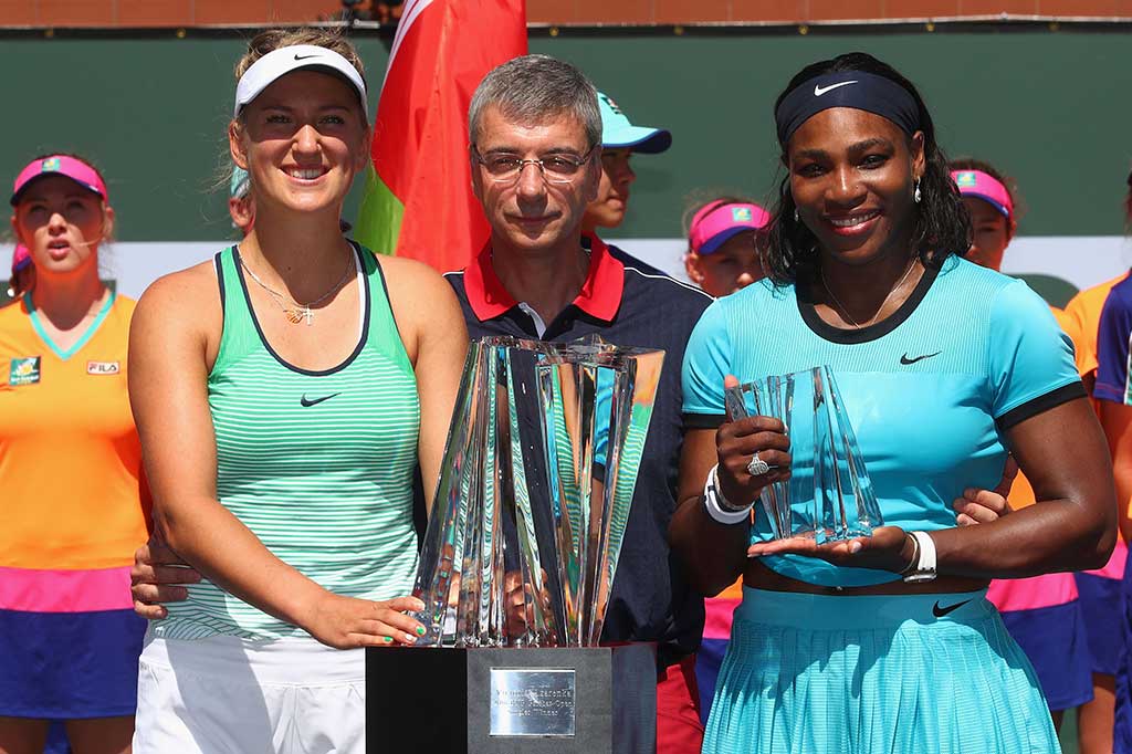 Azarenka Tundukkan Williams di Final Indian Wells