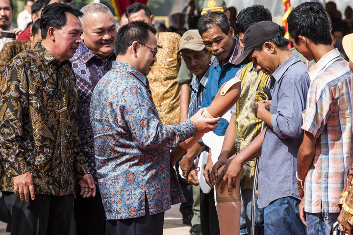 Sudirman Said Tinjau Pembangunan Jaringan Gas di Prabumulih