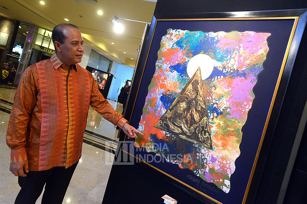 Kapolri Jenderal Badrodin Haiti Resmikan Pameran Lukisan 'Dua Tanda'