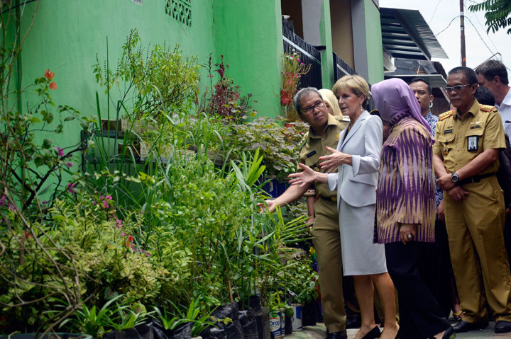 Menlu Australia Apresiasi Lorong Garden Makassar