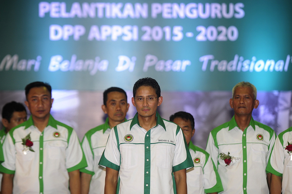 Prabowo Lantik Sandiaga Uno Sebagai Ketua APPSI