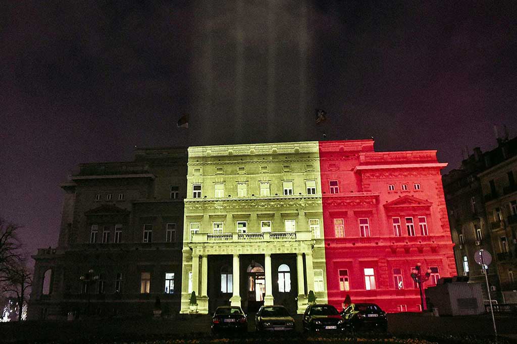 Gedung Dewan Kota di Belgrade, Serbia