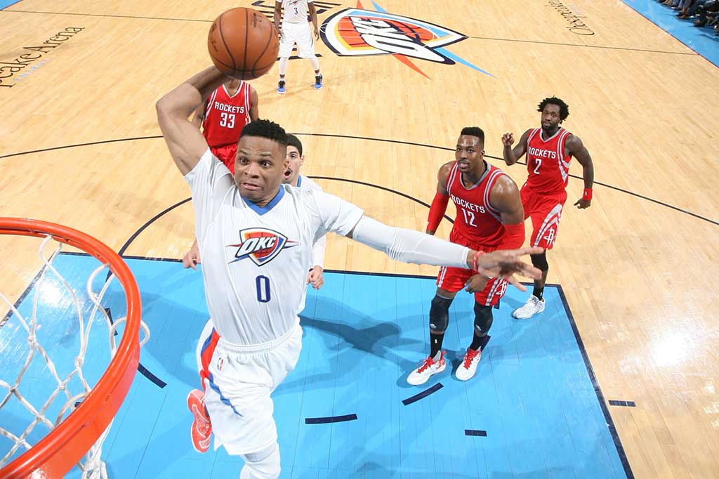 Westbrook Cetak Triple Double ke-15 Musim Ini
