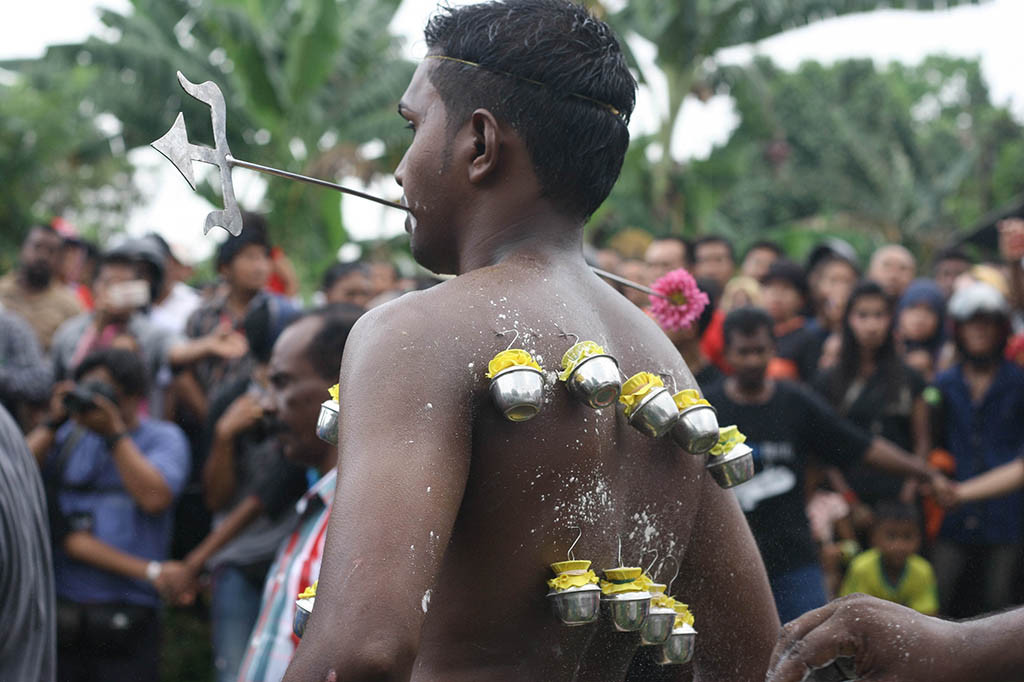 Umat Hindu Tamil di Lubuk Pakam Gelar Ritual Thaipusam