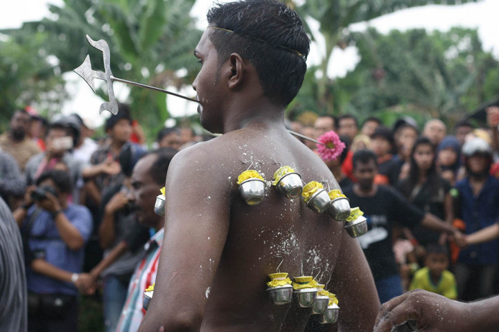 Umat Hindu Tamil di Lubuk Pakam Gelar Ritual Thaipusam