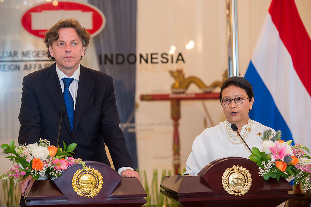 Pertemuan Menlu RI-Belanda Bahas Perdagangan