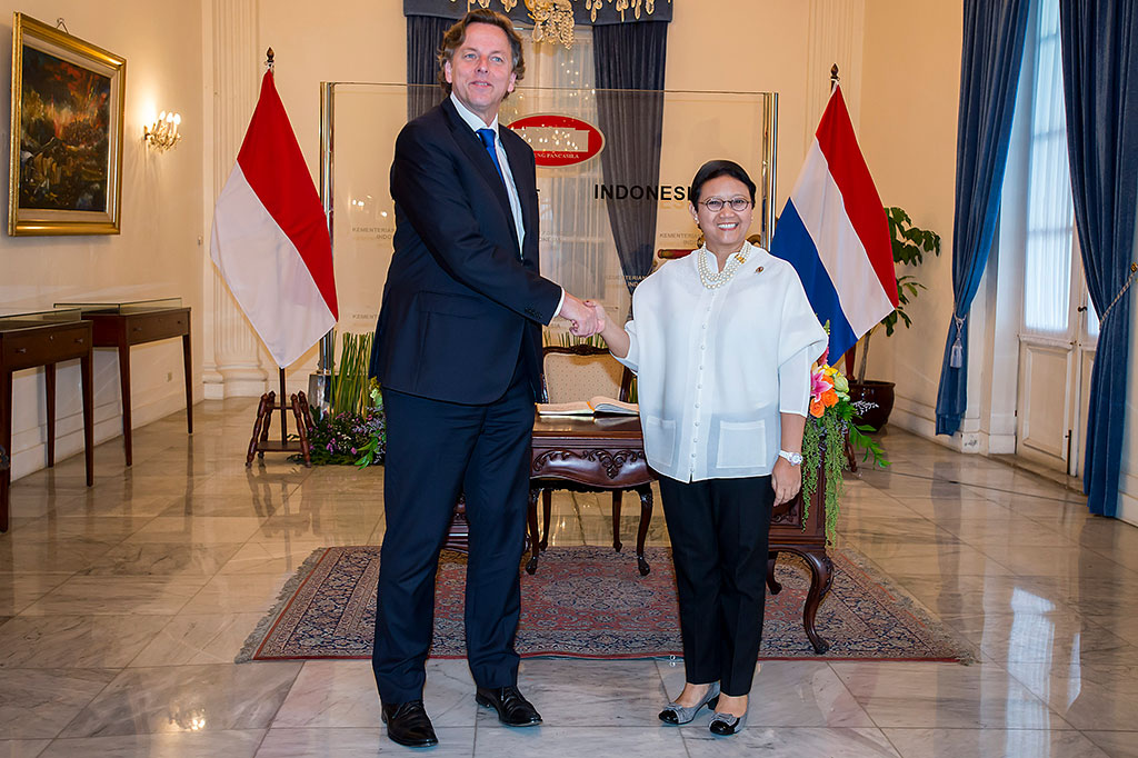Pertemuan Menlu RI-Belanda Bahas Perdagangan