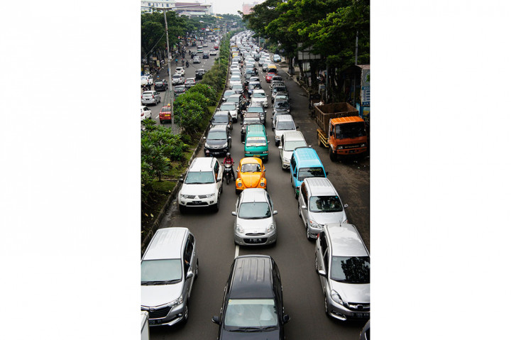 Kawasan Pasteur Dipadati Kendaraan