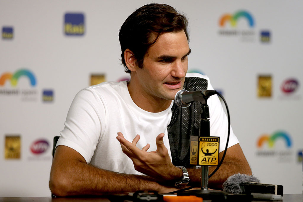 Federer Mundur dari Miami Terbuka Karena Virus