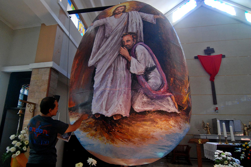 Telur Paskah Terbesar di Indonesia