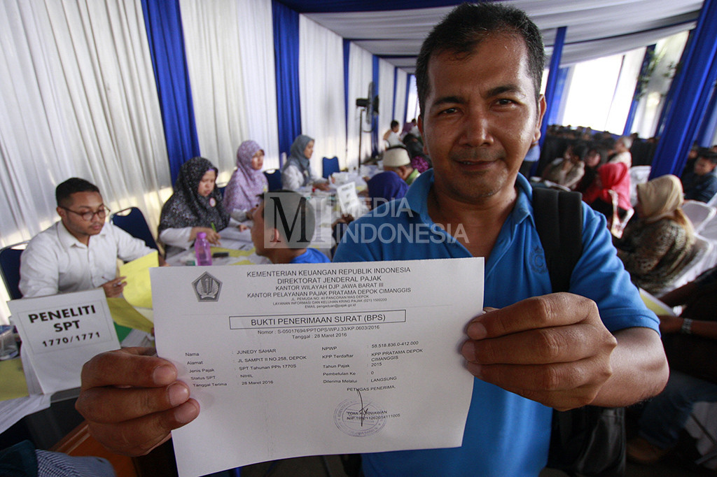 Dirjen Pajak Tetapkan Batas Akhir Penyampaian SPT