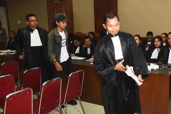 PN Jakpus Gelar Sidang Perdana Aktivis Buruh