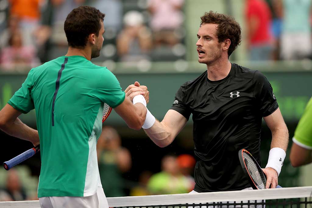 Andy Murray Menyerah Tiga Set dari Grigor Dimitrov